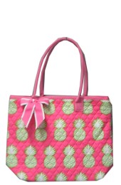 Small Quilted Tote Bag-PIL1515PK
